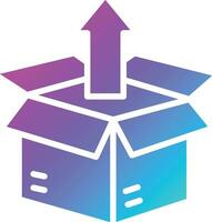Unboxing Vector Icon Design Illustration