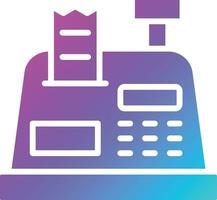 Cashier machine Vector Icon Design Illustration