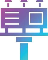 Bill board Vector Icon Design Illustration