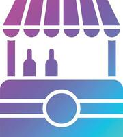 Food stall Vector Icon Design Illustration