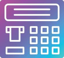 Atm machine Vector Icon Design Illustration