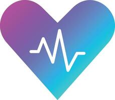 Heart rate Vector Icon Design Illustration