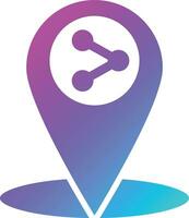 Share location Vector Icon Design Illustration