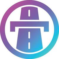 Highway Vector Icon Design Illustration