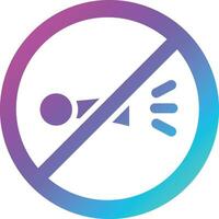 No horn Vector Icon Design Illustration