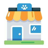 Trendy Pet Shop vector