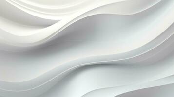 Abstract white wave background photo
