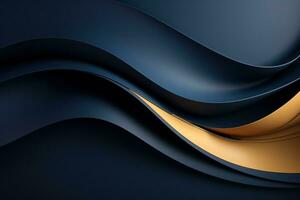 A Modern 3D Curve Wave Abstract Presentation Background This luxurious paper cut background features abstract decoration photo