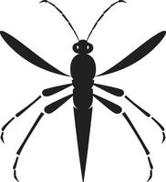 Sculpted Insect Illustration Chic Bug Symbol vector