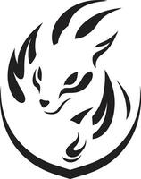 Enigmatic Squirrel Insignia Shadowed Acrobat Squirrel vector