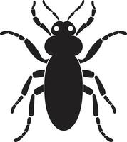 Termites in Vector Form Insect Colony Emblem Design