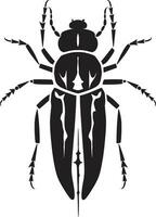 Termites in Vector Form Insect Colony Emblem Design