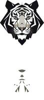 Jungle Guardian Seal Onyx Tiger Artwork vector