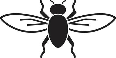 cauteloso mosca vector monocromo enfermedad portador