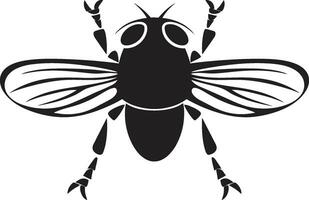 Insect Borne Menace Logo Venomous Tsetse Crest vector
