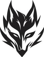 feroz lobo logo vector salvaje canino icónico símbolo