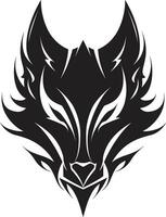 alfa poder emblema lobo majestad símbolo vector