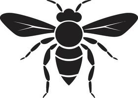 Monochrome Insect Enigma Silent Winged Sovereign Crest vector