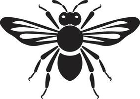 Stealthy Insect Monarch Icon Nocturnal Wasps Silent Reign vector