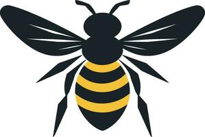 Dark Avian Ruler Symbol Venomous Wasp Dynasty Logo vector