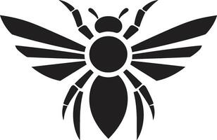 The Deadly Wasp Insignia Wasps Venomous Strike Badge vector