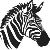 Graceful Black and White Serenity Prowling Striped Elegance Icon vector