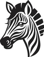 Shadowed Zebras Graceful Stripes Nights Silent Zebra Majesty vector