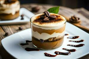 the best coffee desserts in the world. AI-Generated photo