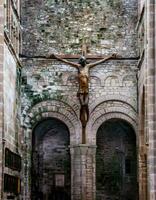 Interior of Treguier Cathedral Captivating Christian Artistry photo