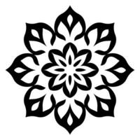 Simple minimalistic mandala vector