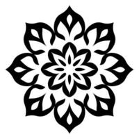 Simple minimalistic mandala vector