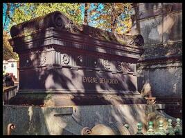 Eternal Rest at Pere Lachaise Cemetery, Paris photo