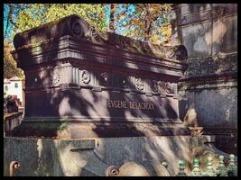 Eternal Rest at Pere Lachaise Cemetery, Paris photo