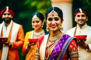 indian wedding photography in delhi. AI-Generated photo