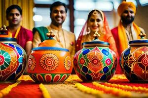 indian wedding decor ideas. AI-Generated photo