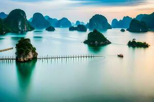 the best places to visit in vietnam. AI-Generated photo