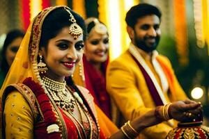 indian wedding in delhi. AI-Generated photo