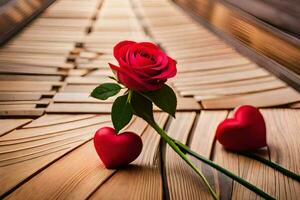 two red roses on a piano. AI-Generated photo