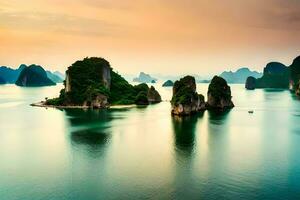 the best places to visit in vietnam. AI-Generated photo