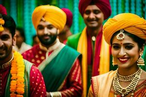 indian wedding in delhi. AI-Generated photo