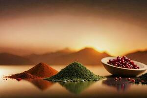 the best spices for your food. AI-Generated photo