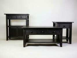 Furniture on white background AI Generative photo