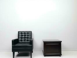 Furniture on white background AI Generative photo