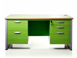 Furniture on white background AI Generative photo