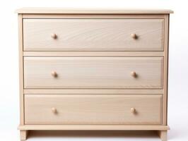 Furniture on white background AI Generative photo