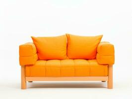 Furniture on white background AI Generative photo