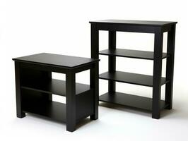 Furniture on white background AI Generative photo