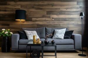 Texture of the wall adds depth and character to the structure AI Generative photo