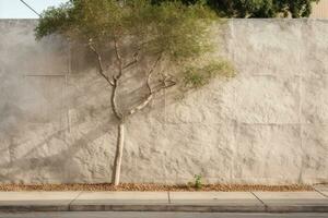 textura de el pared agrega profundidad y personaje a el estructura ai generativo foto