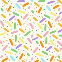Creative minimalist style art background for children or trendy design with basic shapes.A vibrant and cheerful seamless pattern with colorful pastel geometric shapes on a white background. vector